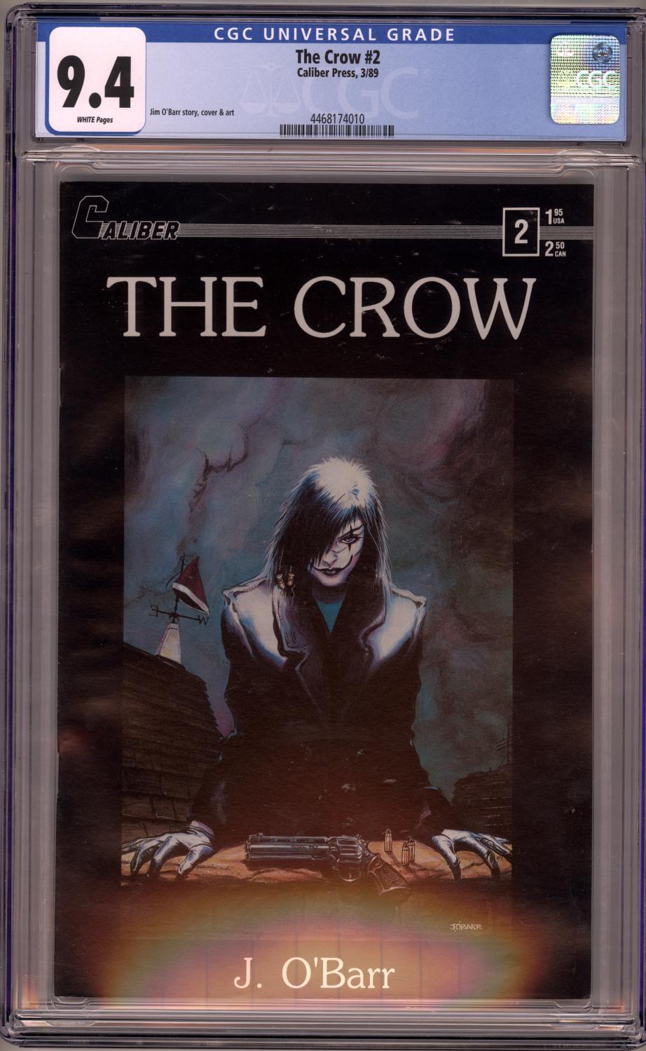 THE CROW #2 CGC 9.4 NM 1ST PRINTING JAMES O'BARR