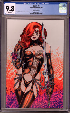 DAWN #1 BLACK LIGHT EDITION CGC 9.8 NM/M