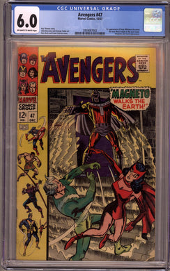 AVENGERS #47 CGC 6.0 FN 1ST APPEARANCE DANE WHITMAN