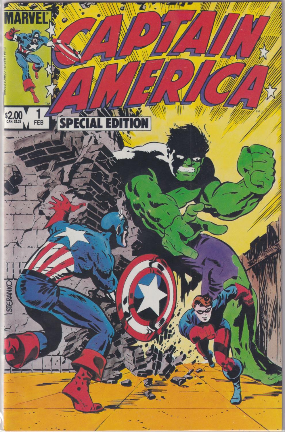 CAPTAIN AMERICA SPECIAL EDITION #1-2 COMPLETE SET MARVEL 1984