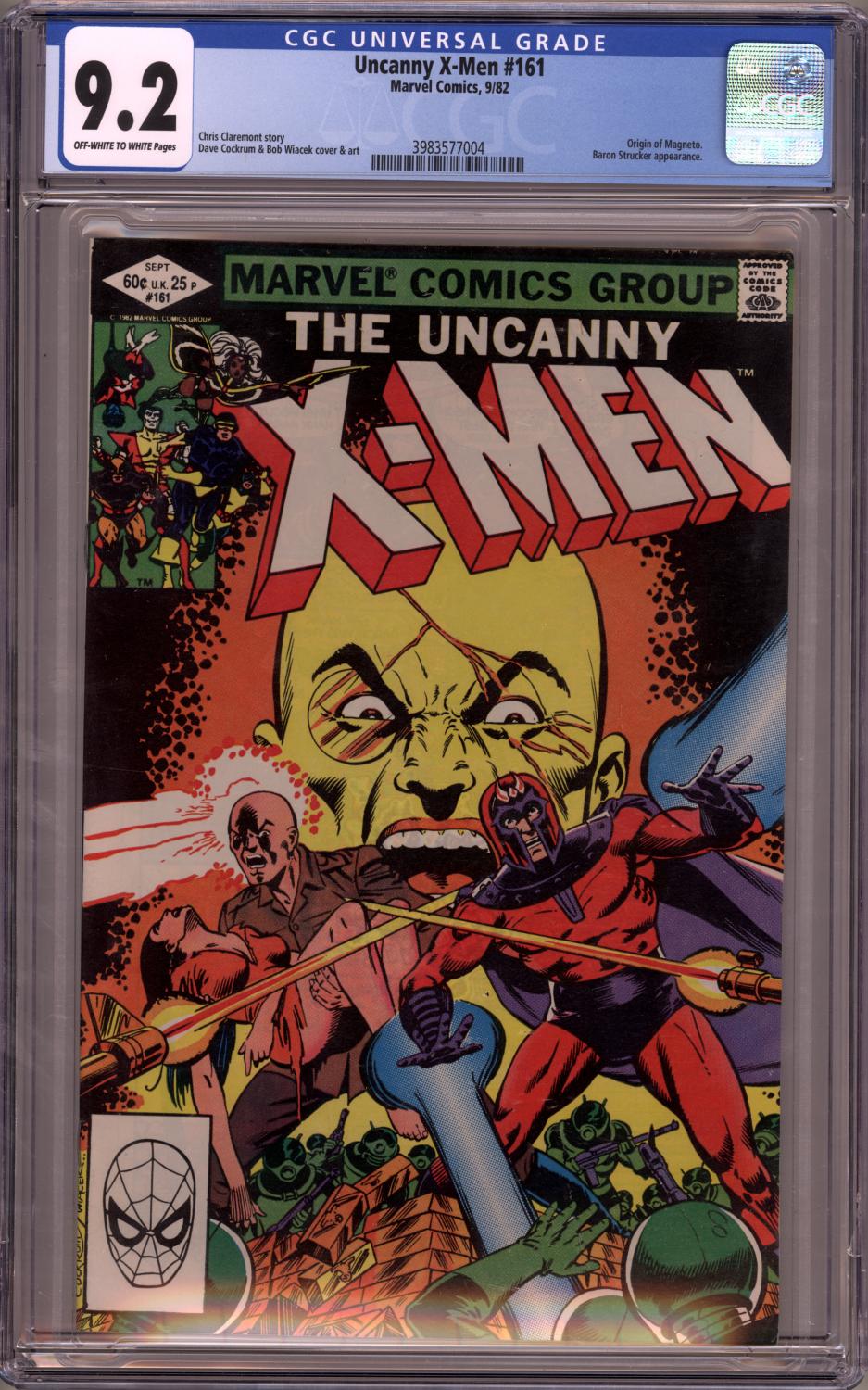 UNCANNY X-MEN #161 CGC 9.2 NM-