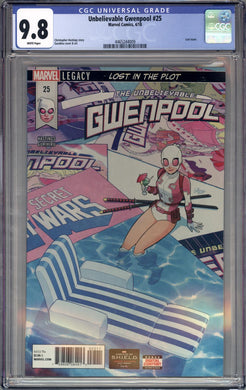 UNBELIEVABLE GWENPOOL #25 CGC 9.8 NM/M FINAL ISSUE