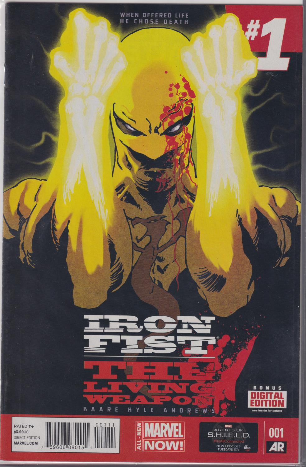 IRON FIST THE LIVING WEAPON #1-12 COMPLETE SET MARVEL 2014