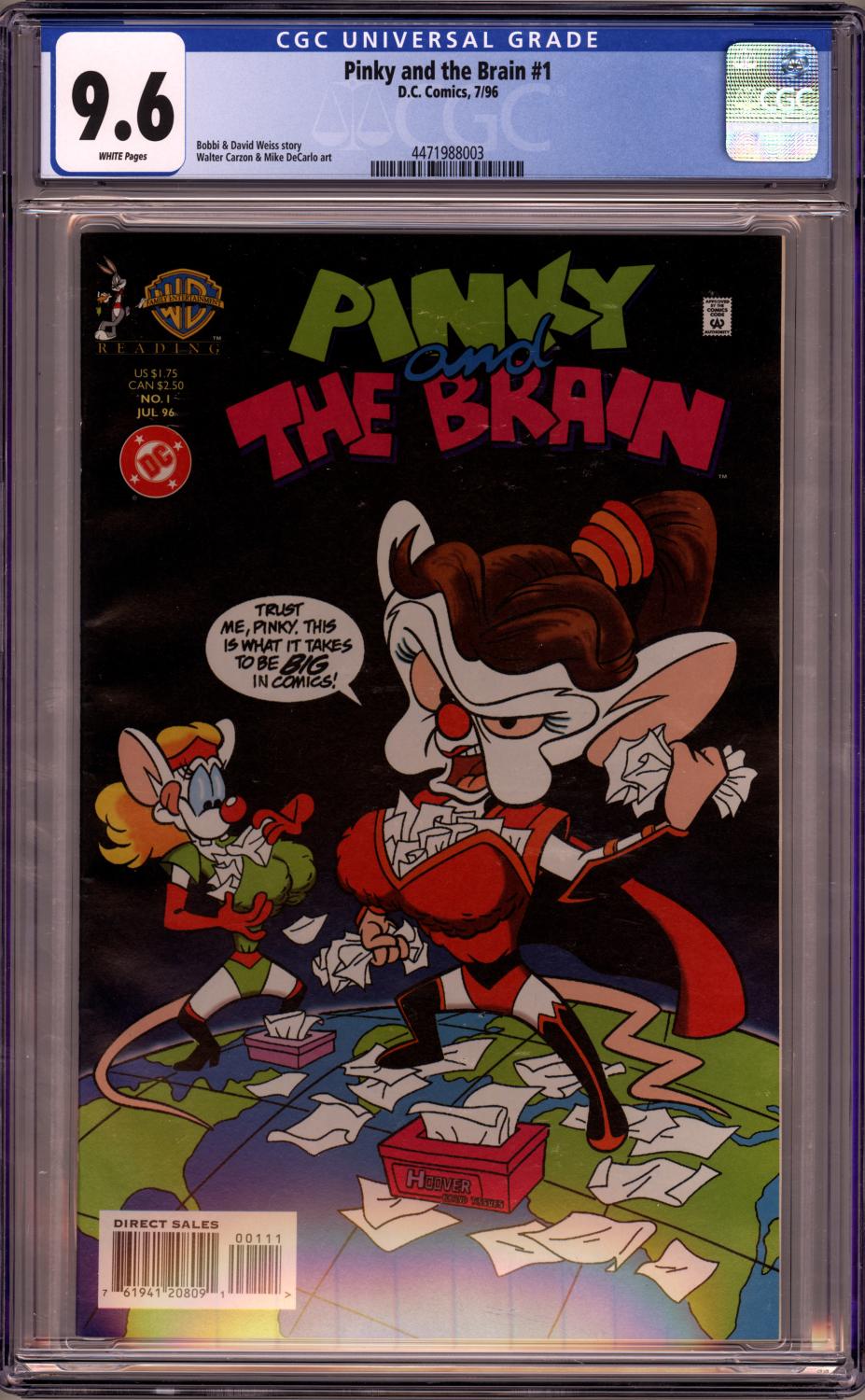 PINKY AND THE BRAIN #1 CGC 9.6 NM+