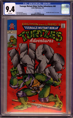 TEENAGE MUTANT NINJA TURTLES ADVENTURES #40 CGC 9.4 NM