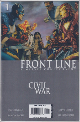 CIVIL WAR FRONT LINE #1-11 COMPLETE SET MARVEL 2006