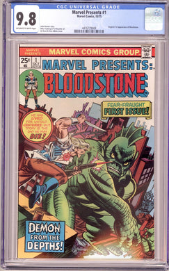 MARVEL PRESENTS #1 1975 CGC 9.8 NM/M 1ST APPEARANCE BLOODSTONE