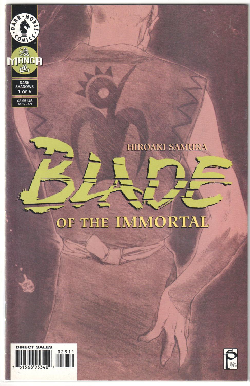 BLADE OF THE IMMORTAL DARK SHADOWS 1-5 COMPLETE SET