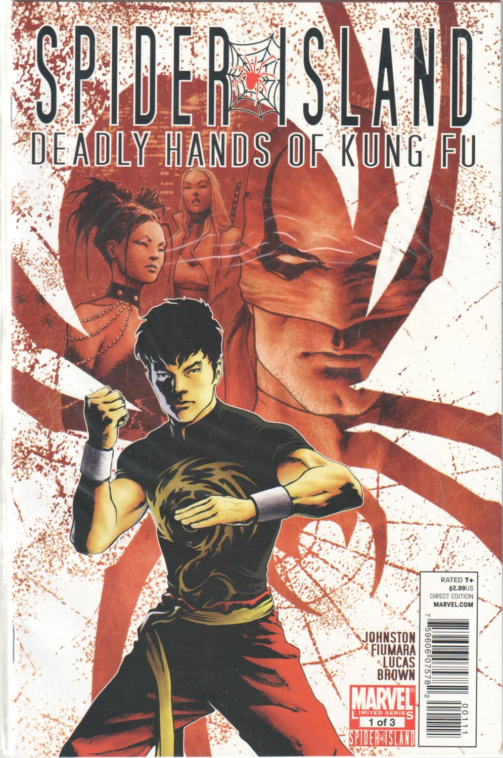 SPIDER ISLAND DEADLY HANDS OF KUNG FU 1-3 COMPLETE SET