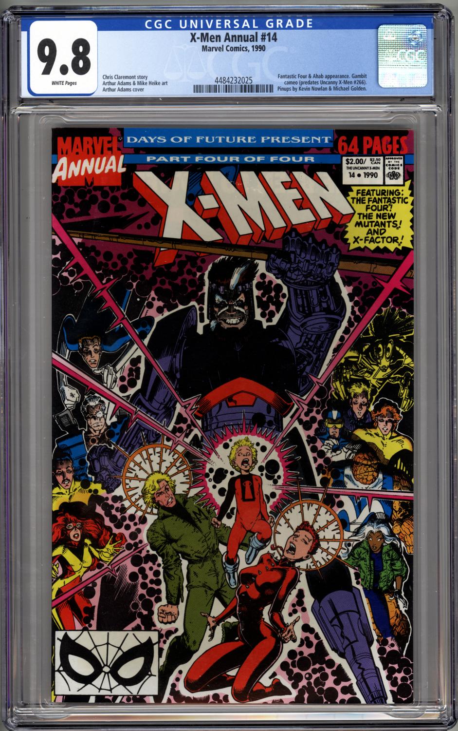 X-MEN ANNUAL #14 1990 CGC 9.8 NM/M 1ST APPEARANCE GAMBIT