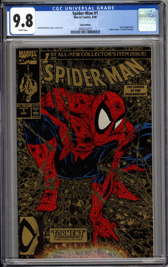 SPIDER-MAN #1 1990 GOLD EDITION CGC 9.8 NM/M