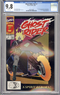 GHOST RIDER V2 #1 1990 CGC 9.8 NM/M 1ST APPEARANCE DANNY KETCH