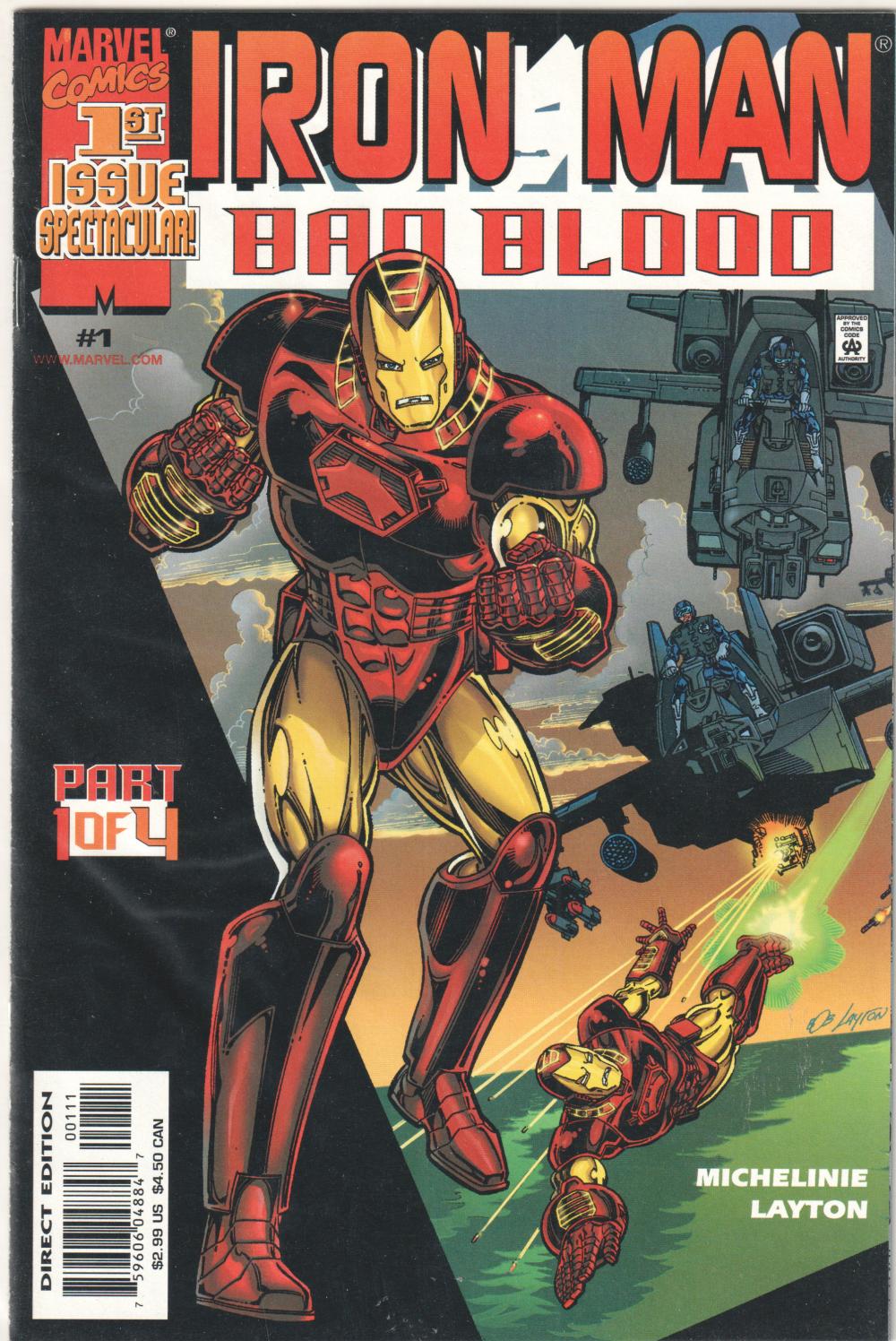 IRON MAN BAD BLOOD 1-4 COMPLETE SET