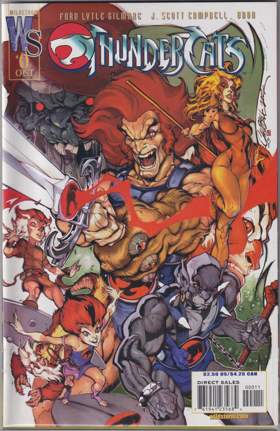 THUNDERCATS 2002 WILDSTORM #0-5 COMPLETE SET