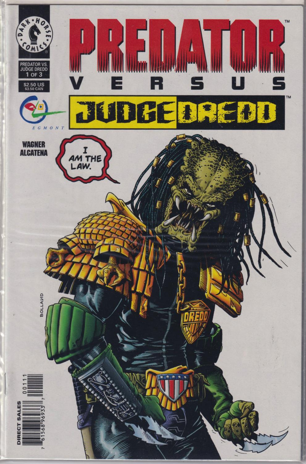 PREDATOR VS JUDGE DREDD #1-3 COMPLETE SET