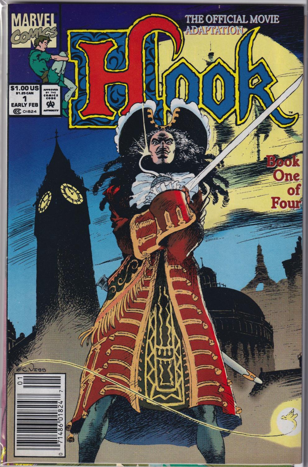 HOOK 1992 #1-4 COMPLETE SET