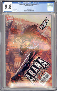 ARANA HEART OF THE SPIDER #1 CGC 9.8 NM/M