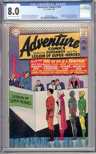 ADVENTURE COMICS #346 CGC 8.0 VF 1ST APPEARANCE KARATE KID, FERRO LAD