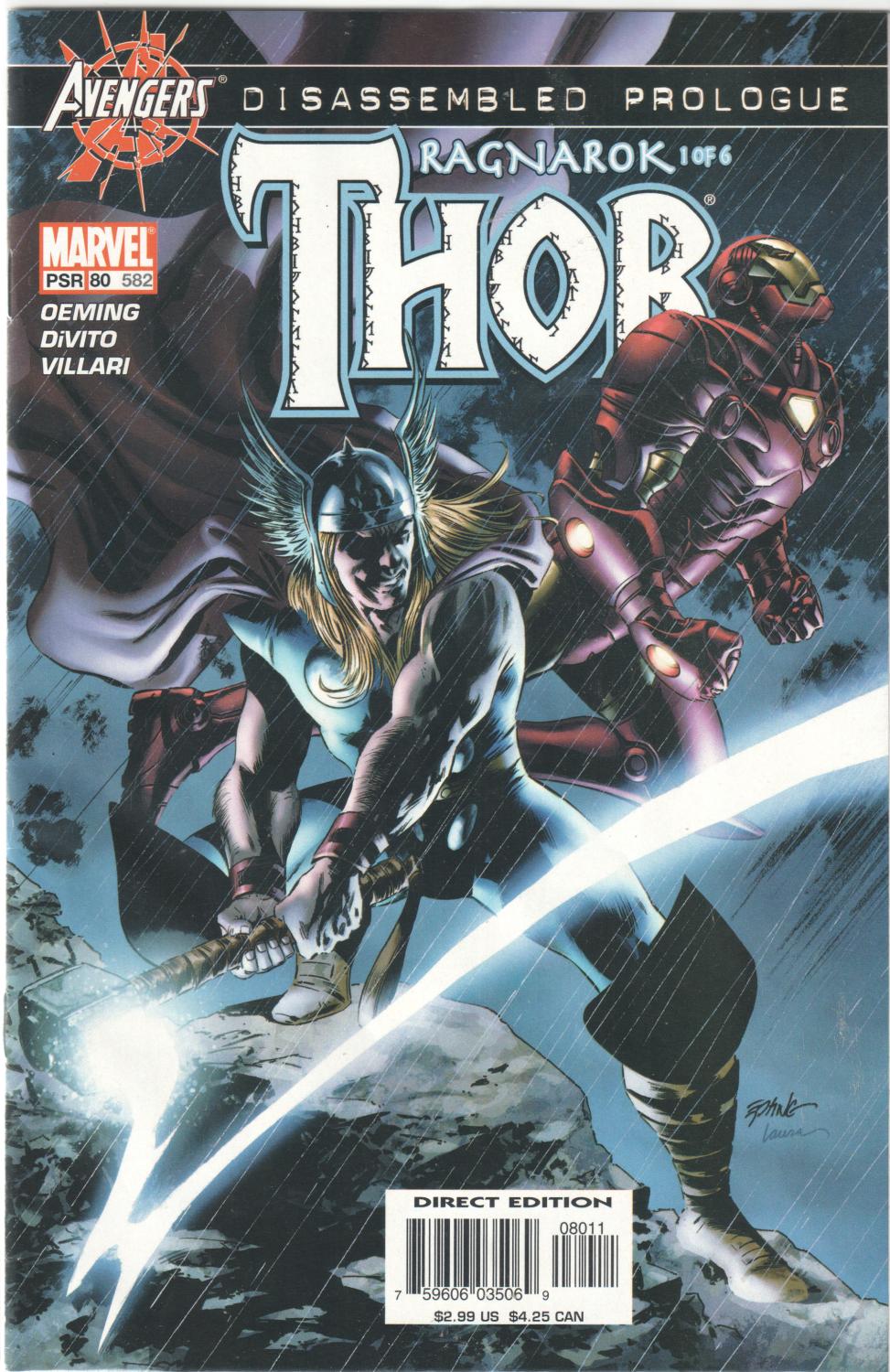 THOR RAGNAROK 582-587 COMPLETE SET