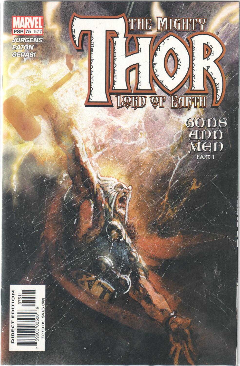 THOR GODS AND MEN 577-581 COMPLETE SET