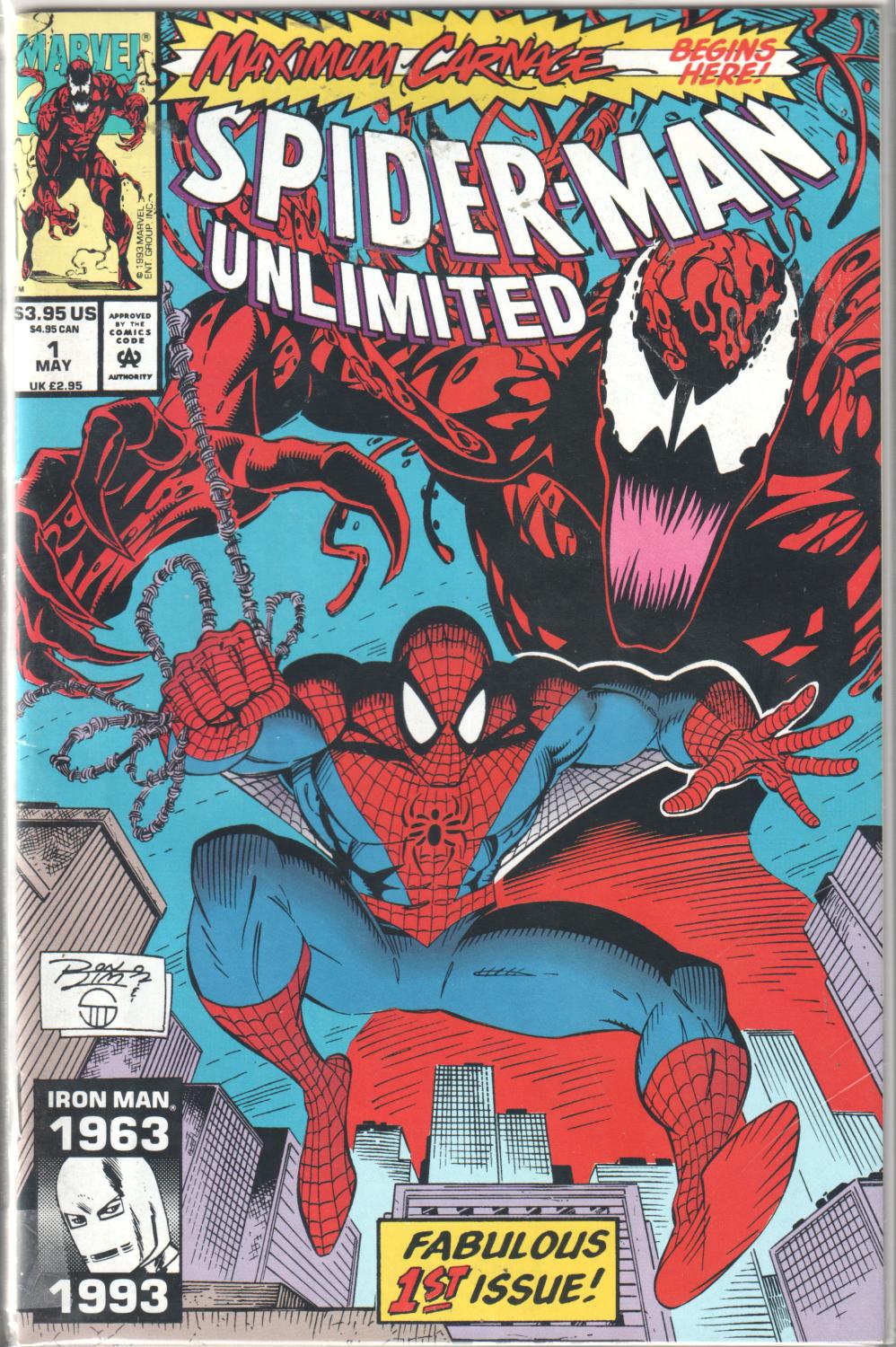 MAXIMUM CARNAGE A TWELVE PART SPIDER-MAN CROSSOVER COMPLETE SET