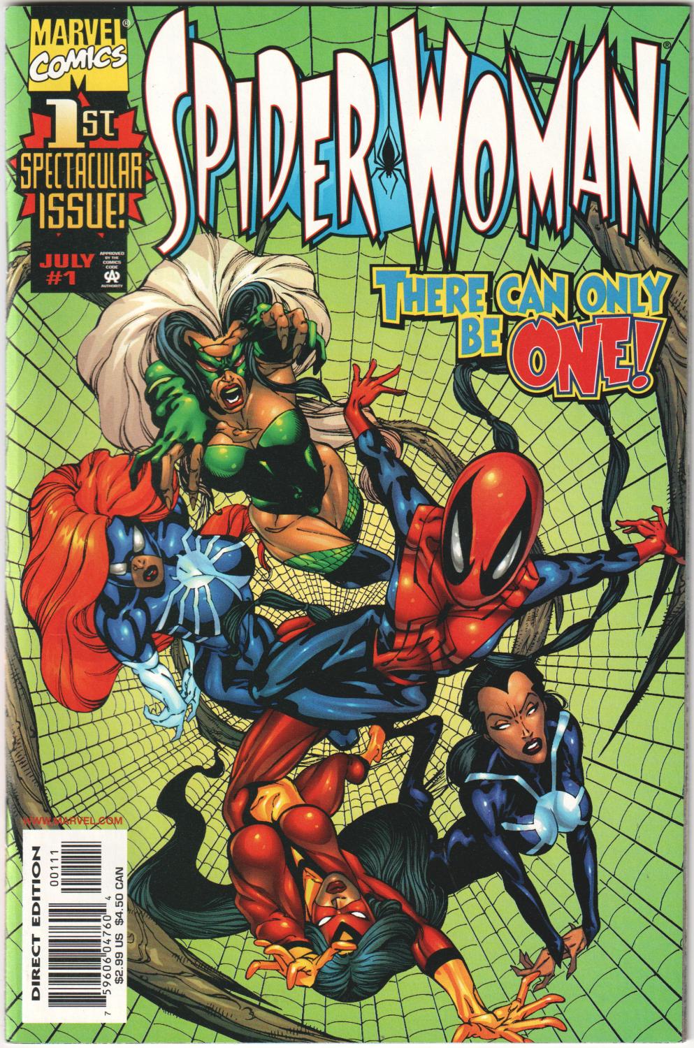 SPIDER-WOMAN #1-18 1999 COMPLETE SET