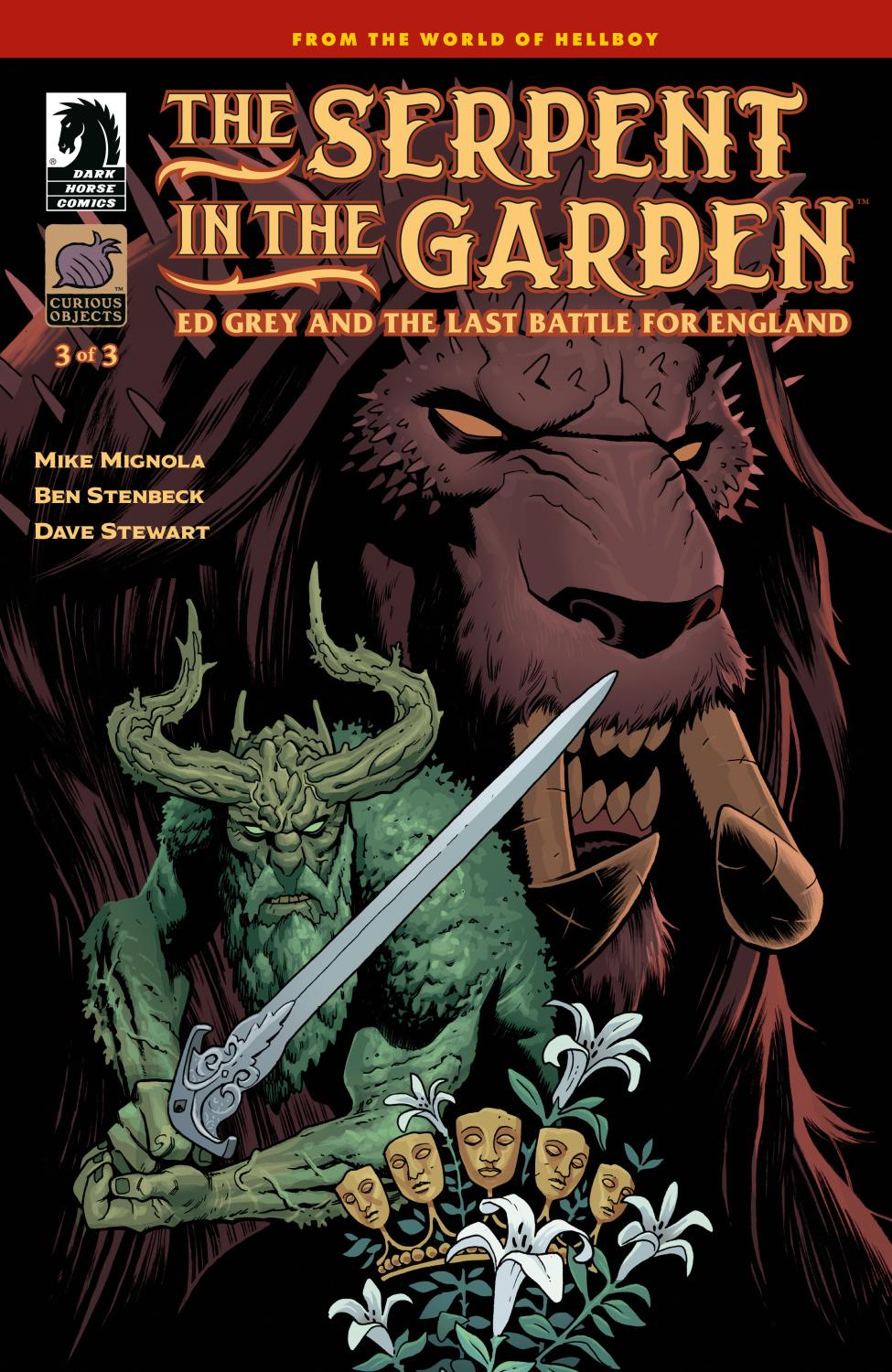 THE SERPENT IN THE GARDEN ED GREY AND THE LAST BATTLE FOR ENGLAND #3 CVR A BEN STENBECK