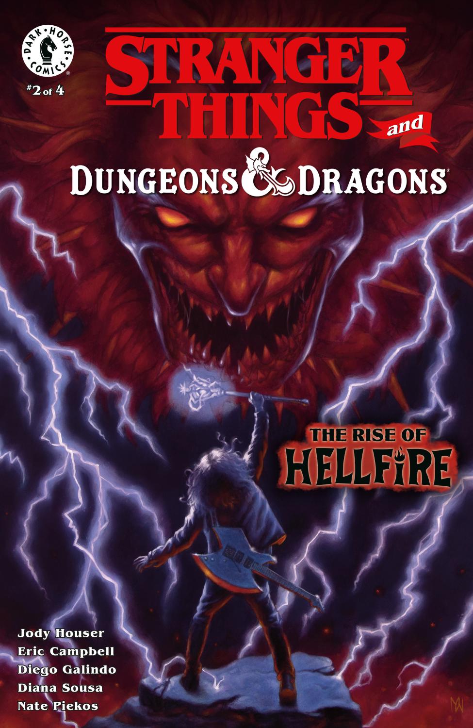 STRANGER THINGS AND DUNGEONS AND DRAGONS THE RISE OF HELLFIRE #2 CVR A MYLES WOHL