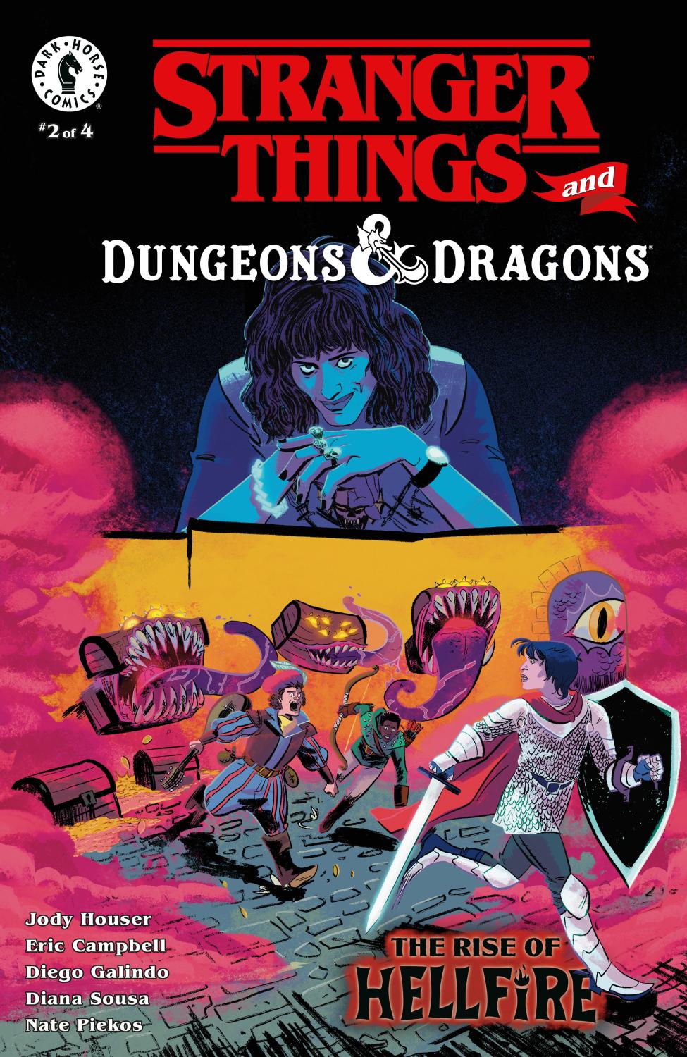 STRANGER THINGS AND DUNGEONS AND DRAGONS THE RISE OF HELLFIRE #2 CVR C LAUREN KNIGHT