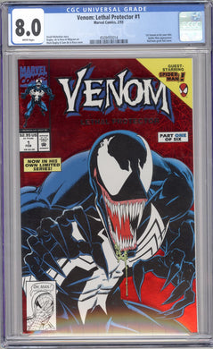 VENOM LETHAL PROTECTOR #1 CGC 8.0 VF