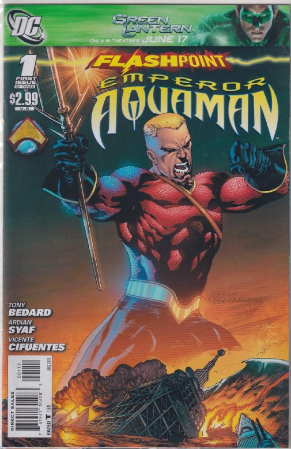 FLASHPOINT EMPEROR AQUAMAN 1-3 COMPLETE SET