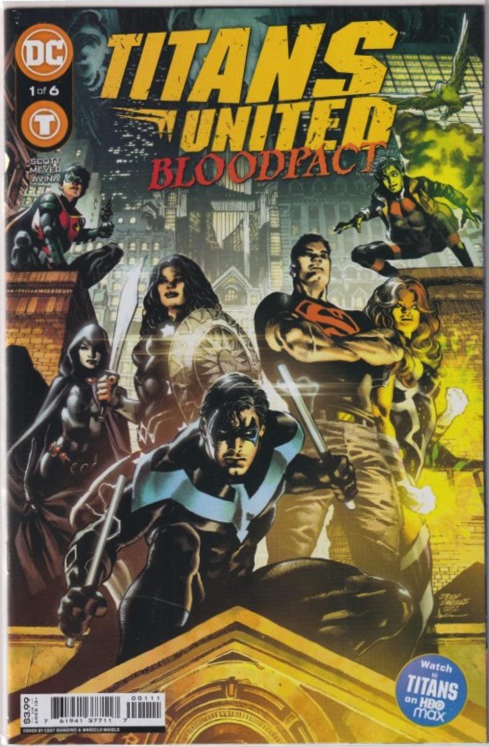 TITANS UNITED BLOODPACT 1-6 COMPLETE SET