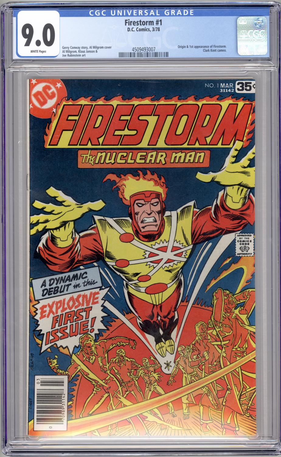 FIRESTORM #1 1978 CGC 9.0 VF/NM 1ST APPEARANCE