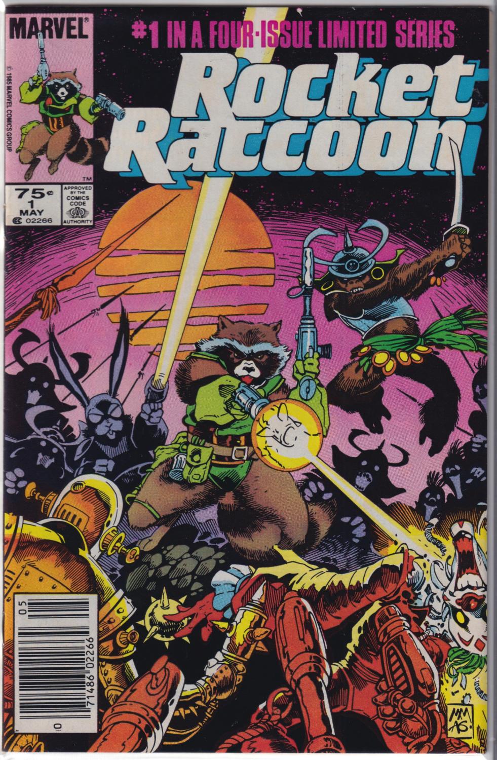 ROCKET RACCOON 1-4 1985 COMPLETE SET