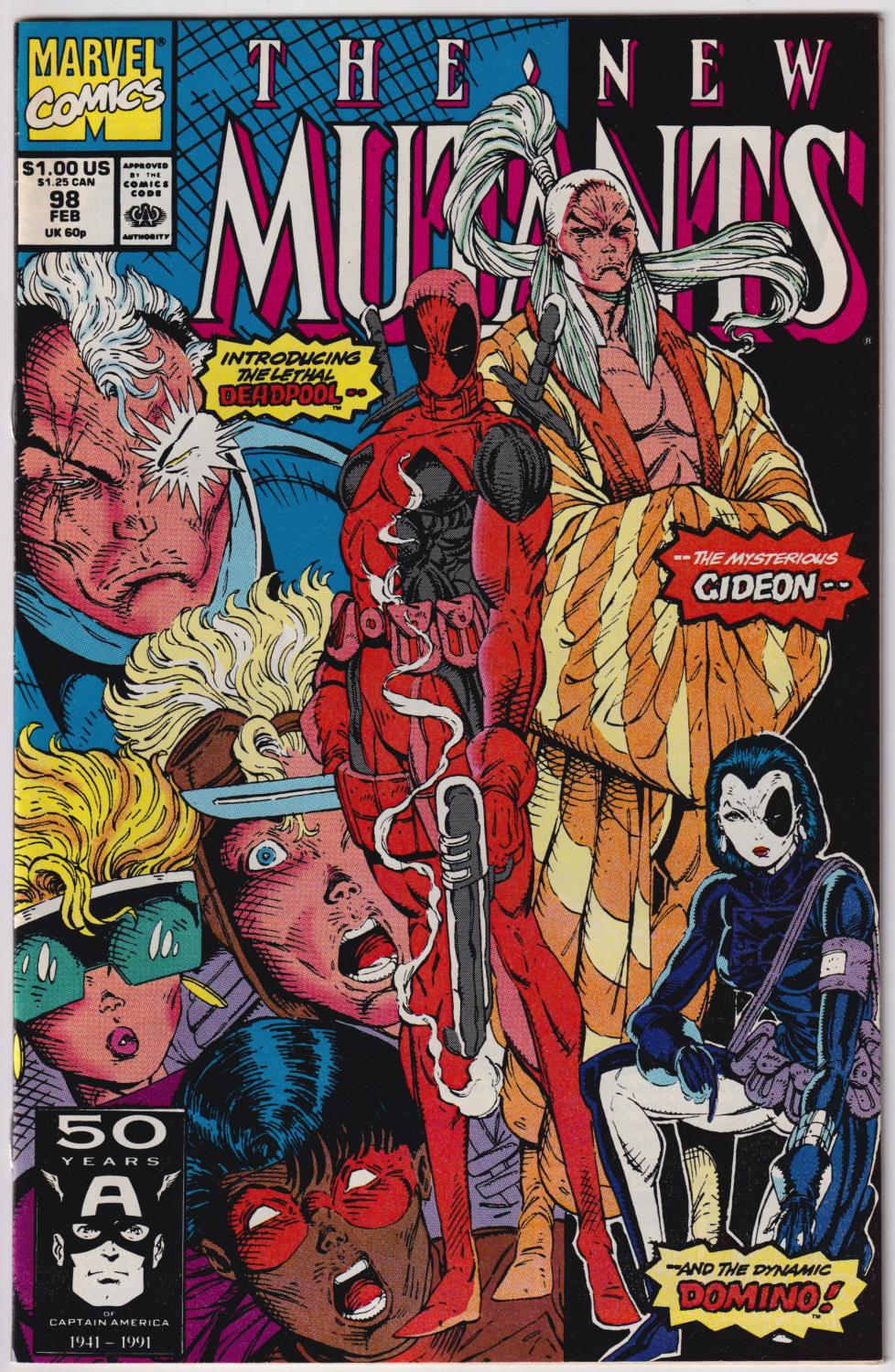 NEW MUTANTS #98 1ST APPEARANCE OF DEADPOOL