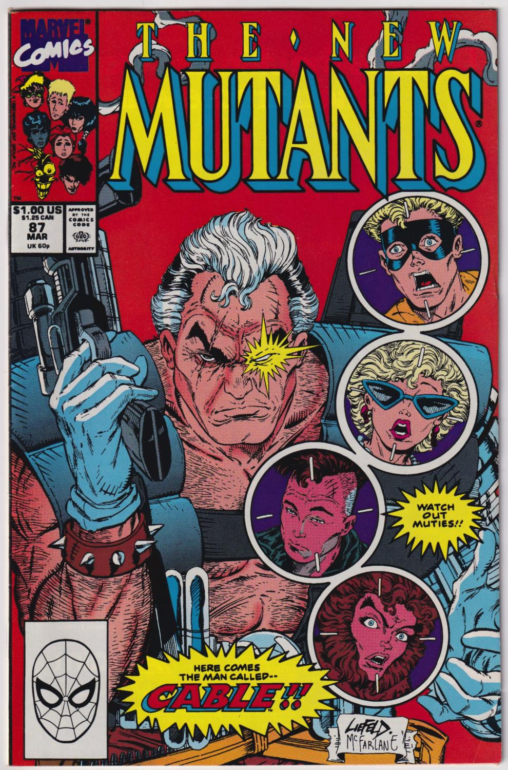 NEW MUTANTS #87 1ST APPEARANCE OF CABLE