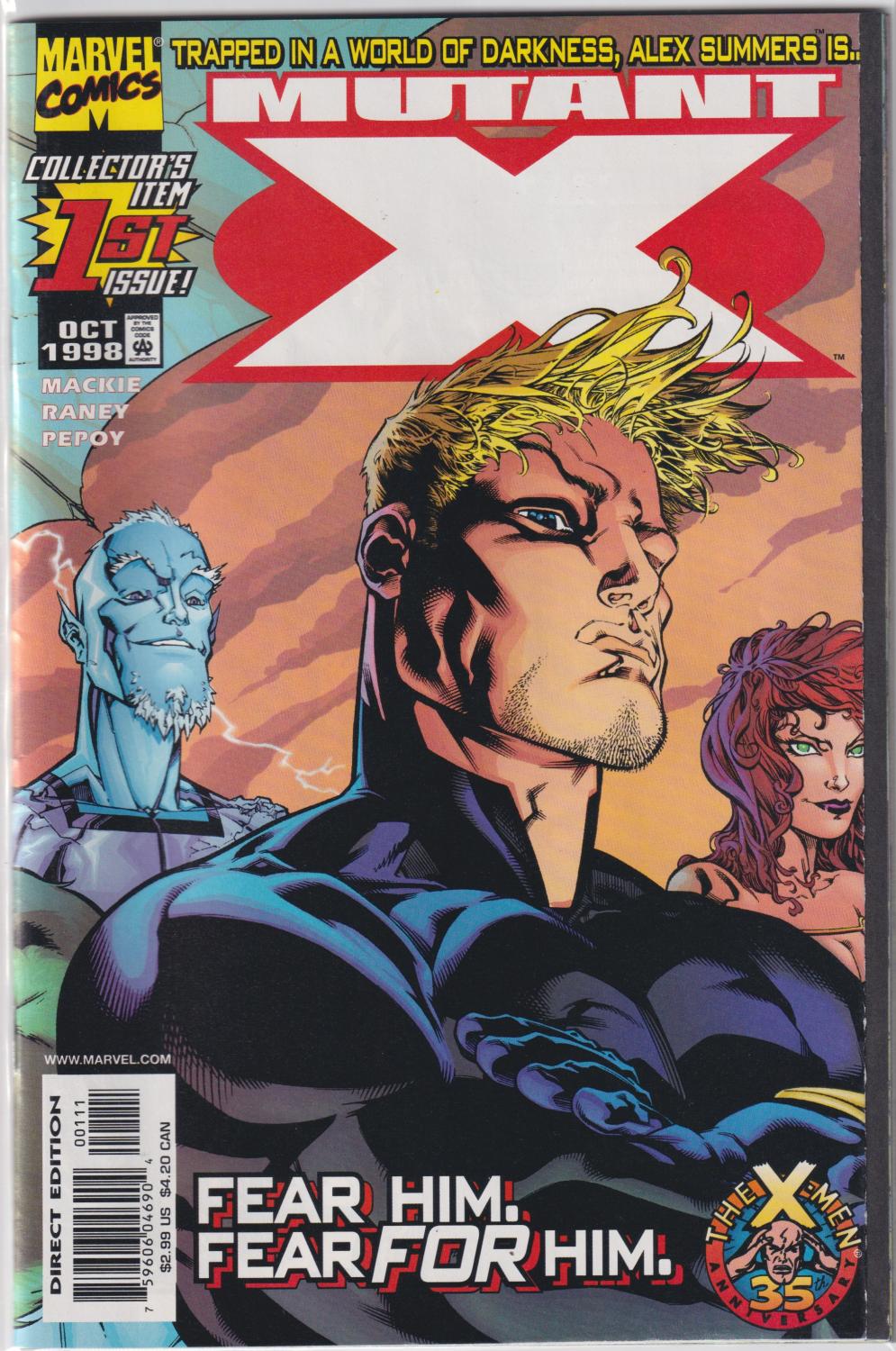 MUTANT X COMPLETE SET 1-32 PLUS ANNUALS 1-31999, 2000, 2001