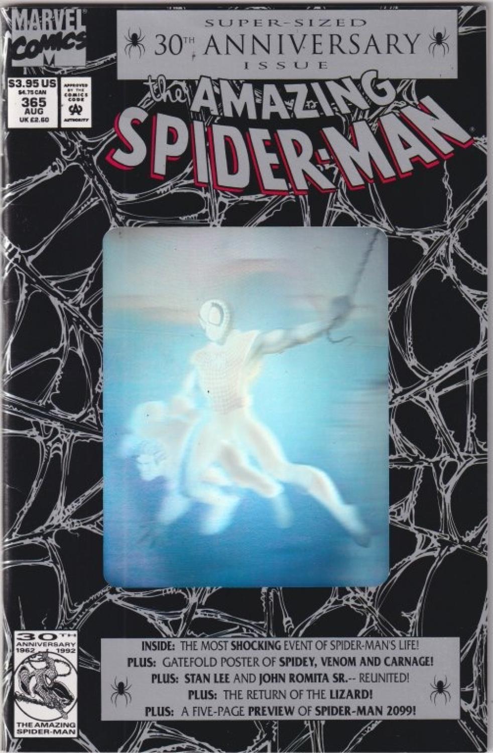 AMAZING SPIDER-MAN #365 1ST APPEARANCE SPIDER-MAN 2099