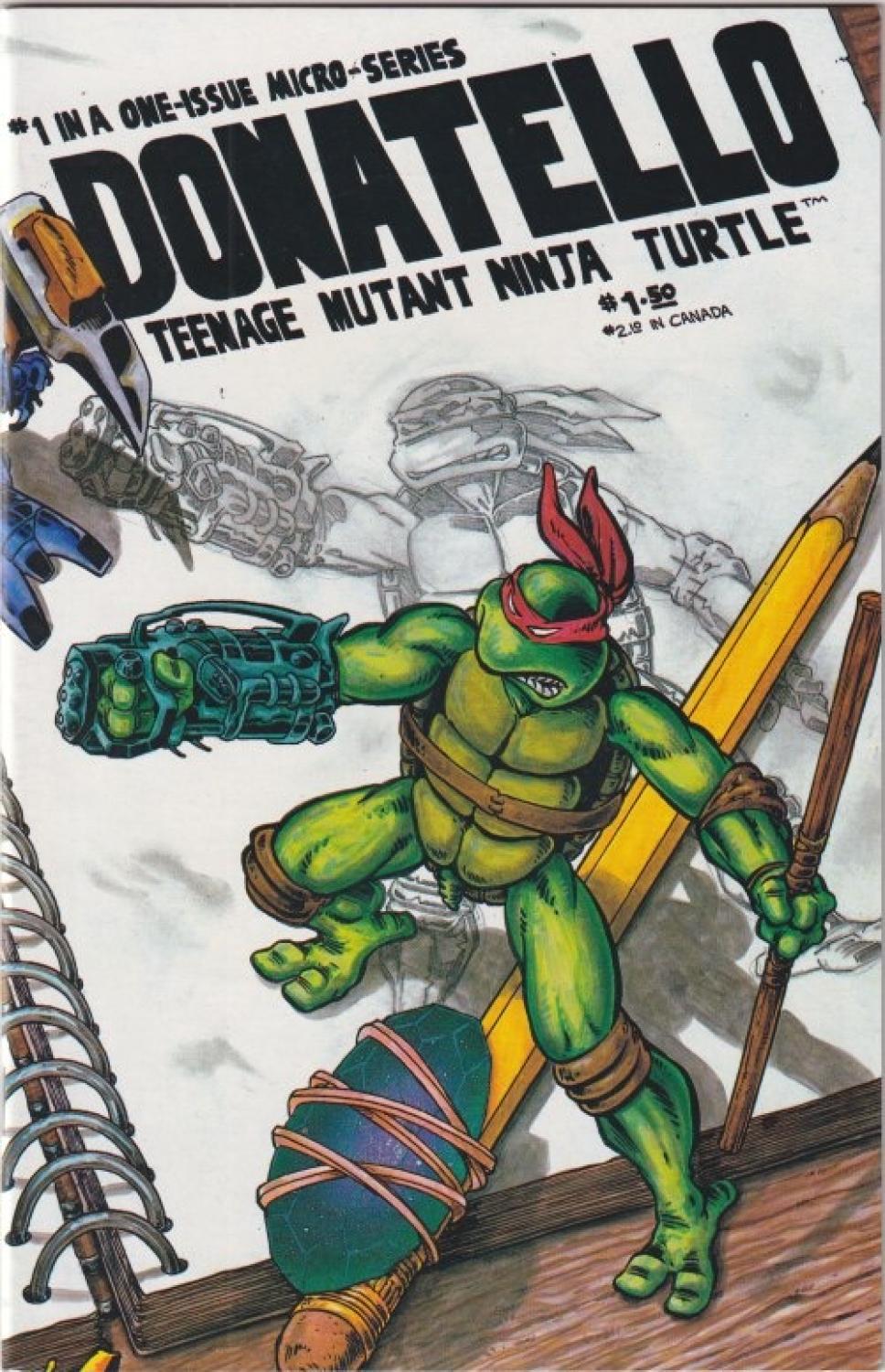 DONATELLO TEENAGE MUTANT NINJA TURTLES #1 LIMITED MICRO-SERIES