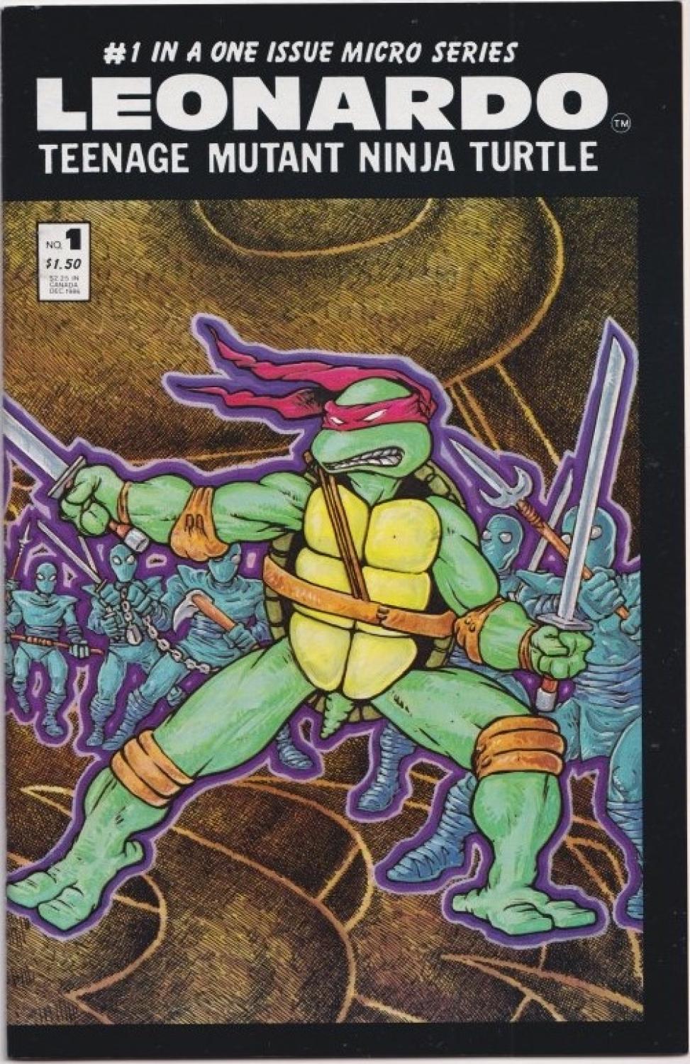 LEONARDO TEENAGE MUTANT NINJA TURTLES #1 LIMITED MICRO-SERIES