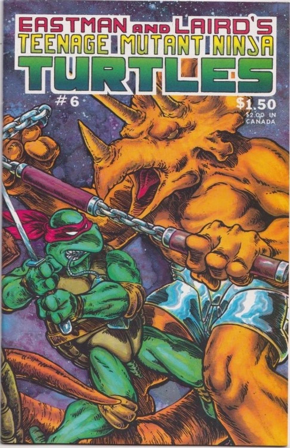 TEENAGE MUTANT NINJA TURTLES #6 FIRST PRINTING