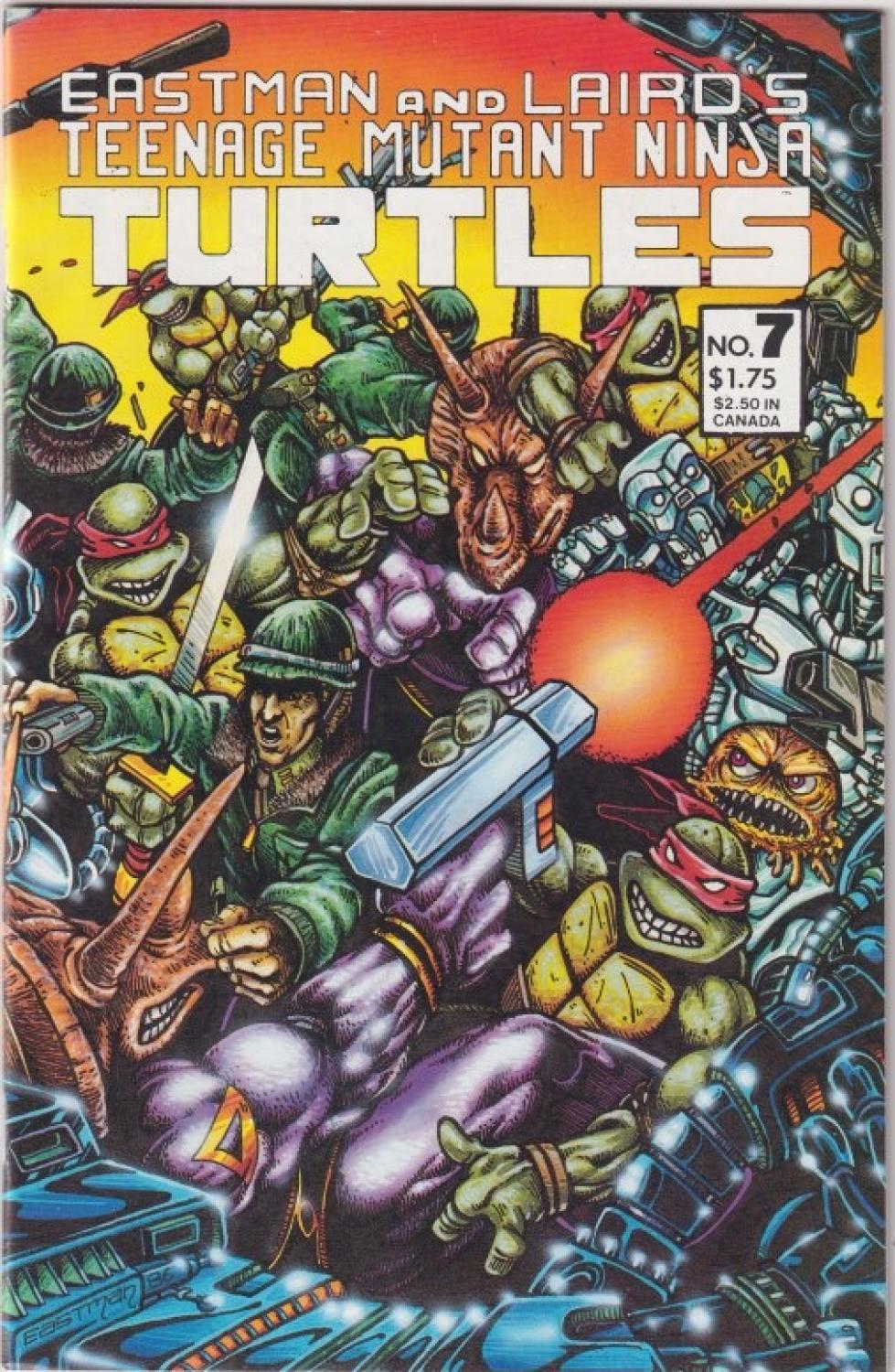 TEENAGE MUTANT NINJA TURTLES #7 FIRST PRINTING