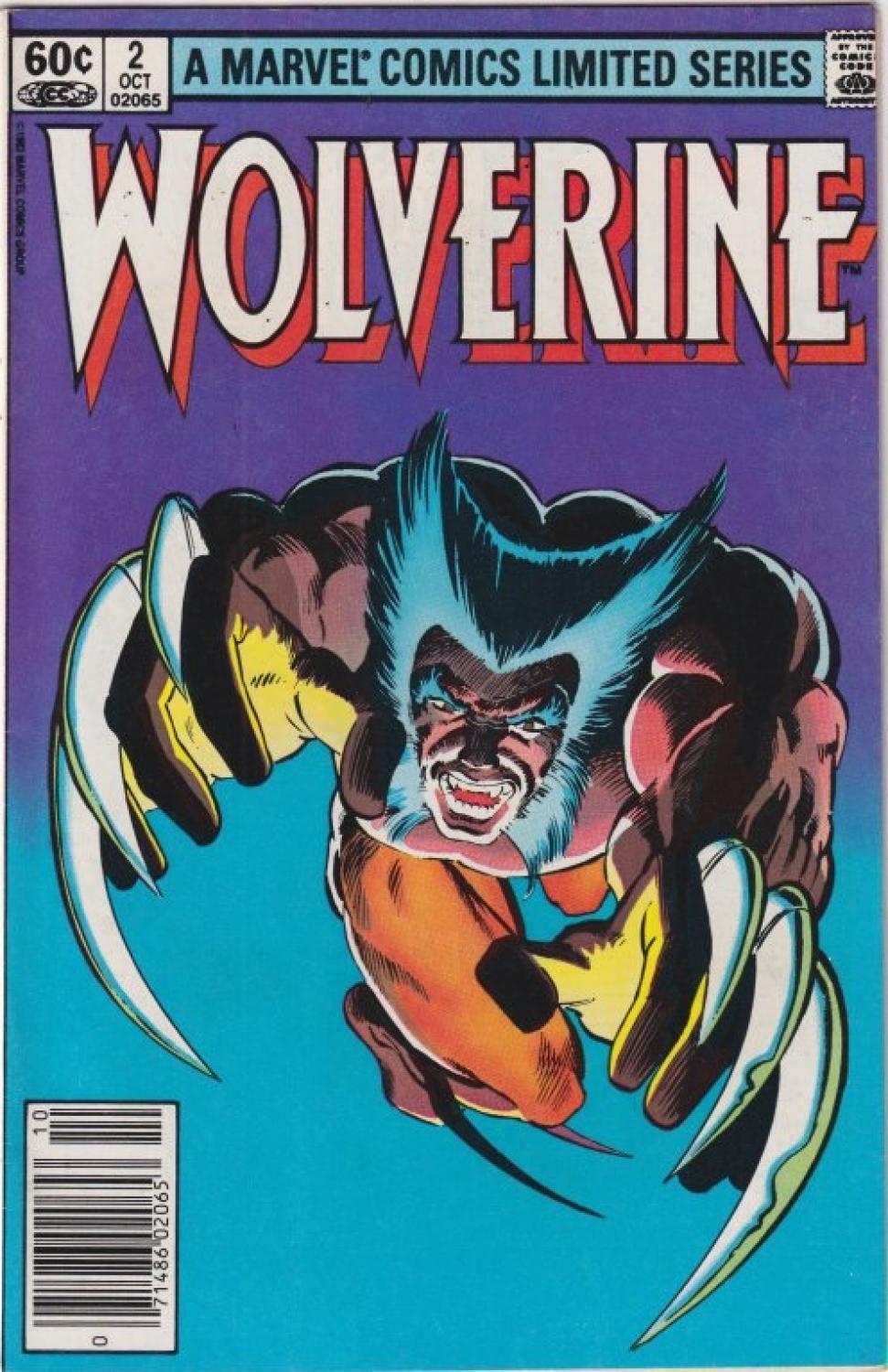 WOLVERINE LIMITED SERIES #2 NEWSSTAND EDITION