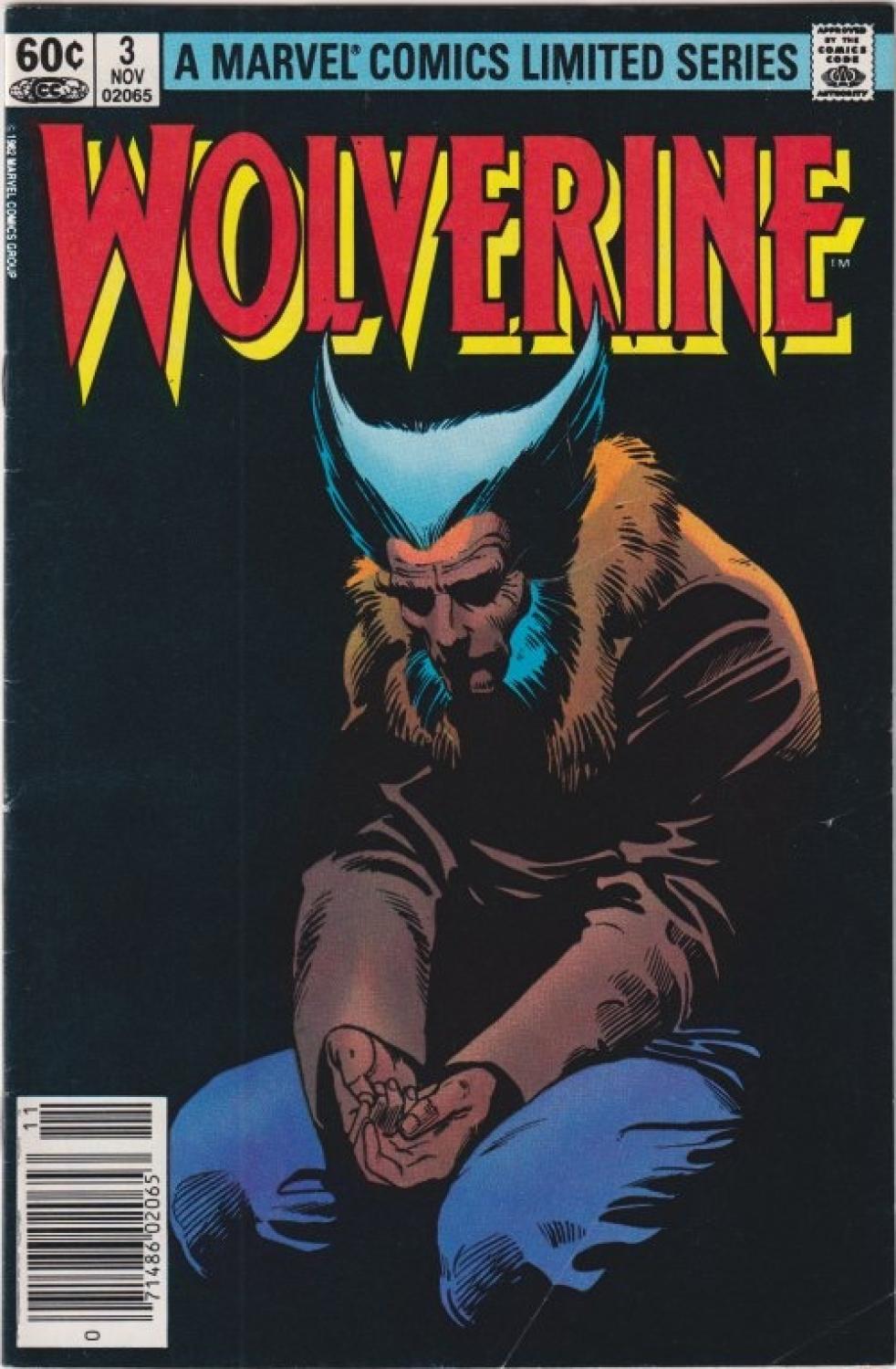 WOLVERINE LIMITED SERIES #3 NEWSSTAND EDITION