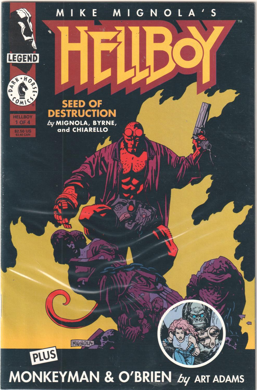 HELLBOY SEED OF DESTRUCTION 1-4 COMPLETE SET