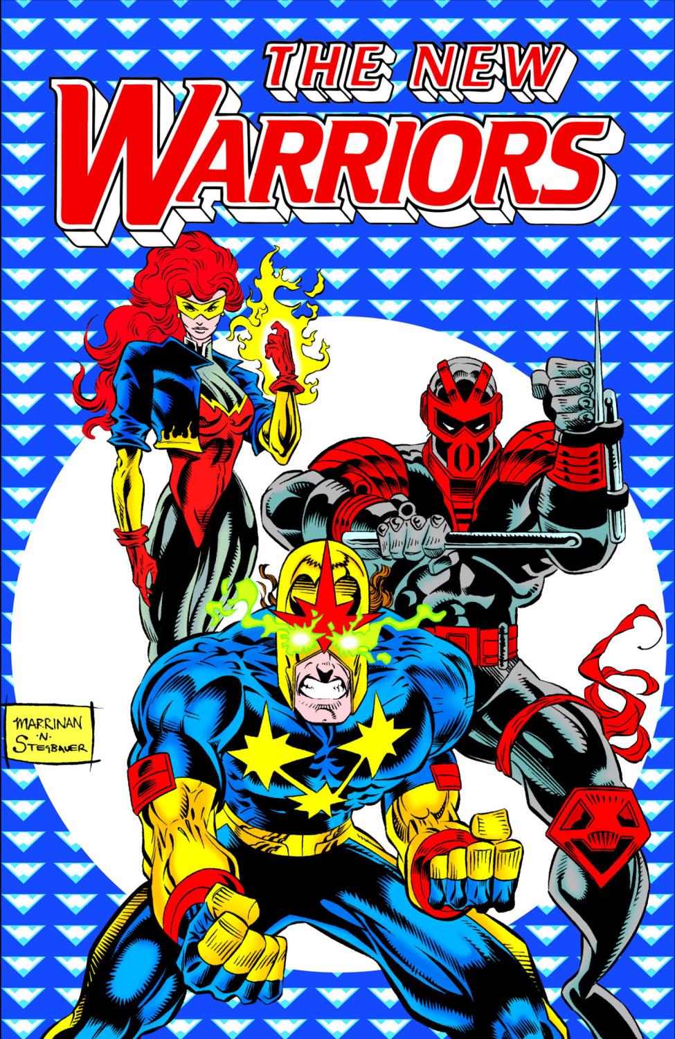 NEW WARRIORS NOVA AND NIGHT THRASHER OMNIBUS CHRIS MARRINAN COVER HC