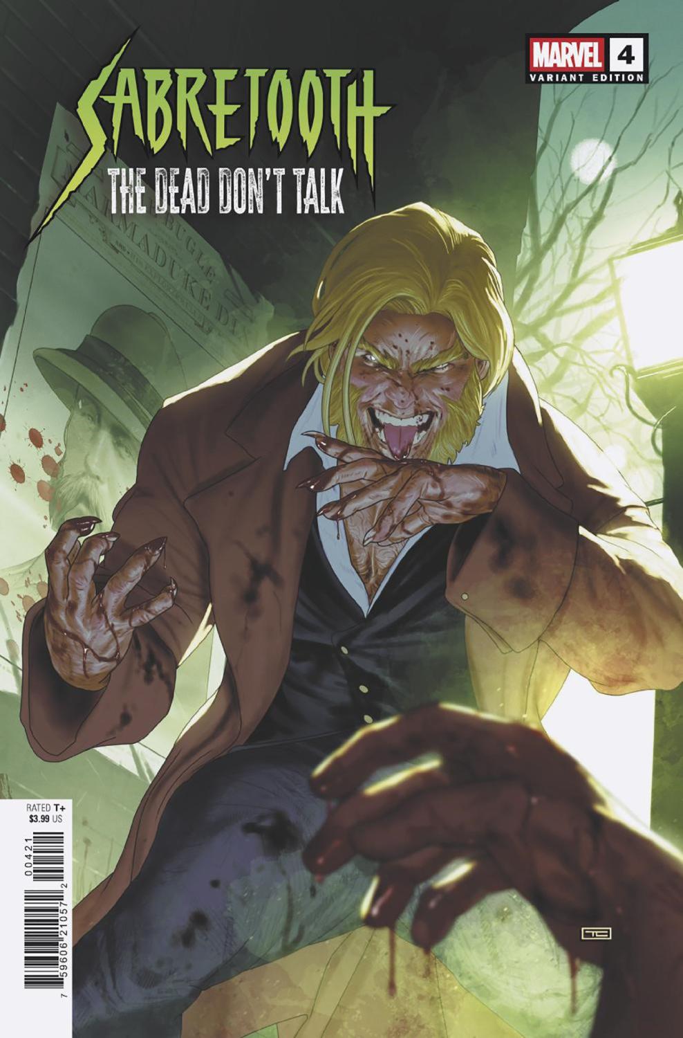 SABRETOOTH THE DEAD DONT TALK #4 TAURIN CLARKE VAR CVR B