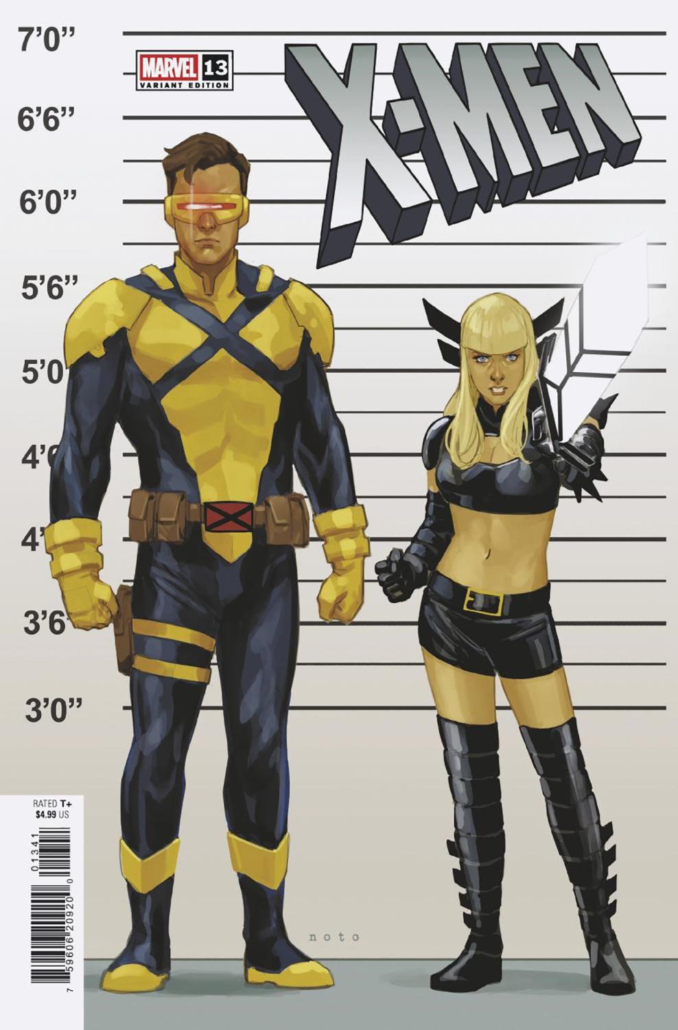 X-MEN #13 PHIL NOTO CONNECTING X-MANHUNT VAR XMH CVR D