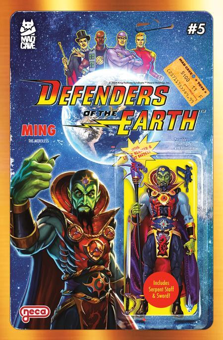 DEFENDERS OF THE EARTH #5 CVR B DJORDJE DJOKOVIC ACTION FIGURE VAR OF 8