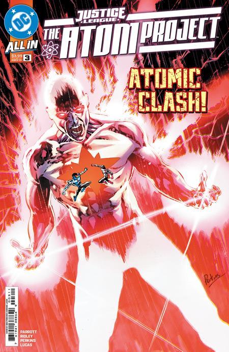 JUSTICE LEAGUE THE ATOM PROJECT #3 CVR A MIKE PERKINS OF 6